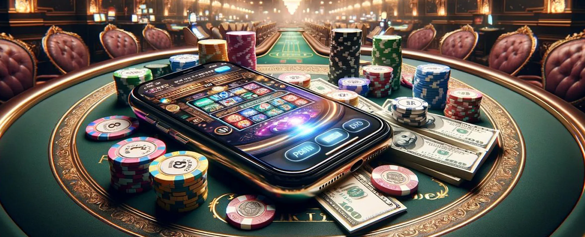 8K8 Login background with casino elements